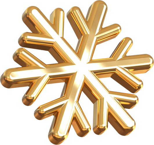 3D Christmas Snowflake